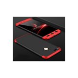 Nezih Case Xiaomi Mi 5x Uyumlu Sert Silikon Kılıf, Mat Görünüm Ultra İnce, Siyah/Kırmızı