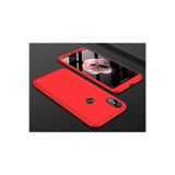Nezih Case Xiaomi Mi 6x ile Uyumlu 360° Full Koruma Silikon Kılıf, Kırmızı