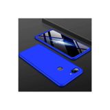 Nezih Case Xiaomi Mi 8 Lite Uyumlu Sert Silikon Kılıf, Mat Görünüm Ultra İnce, Mavi
