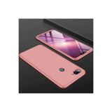 Nezih Case Xiaomi Mi 8 Lite Uyumlu Sert Silikon Kılıf, Mat Görünüm Ultra İnce, Rose Gold