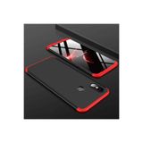 Nezih Case Xiaomi Mi 8 Se Uyumlu Sert Silikon Kılıf, Mat Görünüm Ultra İnce, Siyah/Kırmızı