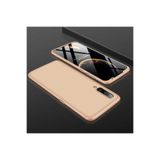 Nezih Case Xiaomi Mi 9 Uyumlu 360 Full Koruma Silikon Kılıf, Gold