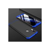 Nezih Case Xiaomi Mi A2 Lite Uyumlu 360 Full Koruma Silikon Kılıf, Siyah/Mavi