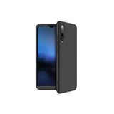 Nezih Case Xiaomi Mi A3 Uyumlu Sert Silikon Kılıf, Mat Görünüm, Ultra İnce, Siyah