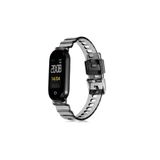 Nezih Case Xiaomi Mi Band 3 / 4 / 5 / 6 Uyumlu Şeffaf Sert Silikon Saat Kordonu Siyah