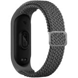 Nezih Case Xiaomi Mi Band 3/4/5/6 Akıllı Bileklik Örgü Kordon Gri