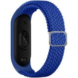 Nezih Case Xiaomi Mi Band 3/4/5/6 Akıllı Bileklik Örgü Kordon Mavi
