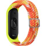 Nezih Case Xiaomi Mi Band 3/4/5/6 Akıllı Bileklik Örgü Kordon Turuncu