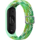 Nezih Case Xiaomi Mi Band 3/4/5/6 Akıllı Bileklik Örgü Kordon Yeşil