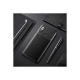 Nezih Case Xiaomi Mi Max 3 ile Uyumlu Kamera Korumalı, Karbon Tasarım, Silikon Kılıf, Siyah