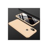 Nezih Case Xiaomi Mi Max 3 ile Uyumlu Sert Silikon Kılıf, Mat Görünüm, Ultra İnce, Gold
