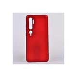 Nezih Case Xiaomi Mi Note 10 Uyumlu Yumuşak Silikon Kılıf, Kırmızı