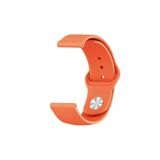 Nezih Case Xiaomi Mi Watch Color Uyumlu 22 mm Silikon Turuncu Kordon