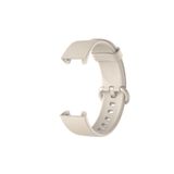 Nezih Case Xiaomi Mi Watch Lite Uyumlu Klasik Silikon Kordon Akıllı Saat Bileklik Kordonu Krem