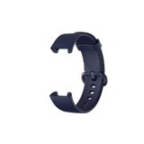 Nezih Case Xiaomi Mi Watch Lite Uyumlu Klasik Silikon Kordon Akıllı Saat Bileklik Kordonu Lacivert