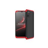 Nezih Case Xiaomi Poco M3 Uyumlu Sert Silikon Kılıf, Mat Görünüm Ultra İnce, Siyah/Kırmızı