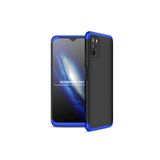 Nezih Case Xiaomi Poco M3 Uyumlu Sert Silikon Kılıf, Mat Görünüm Ultra İnce, Siyah/Mavi