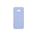 Nezih Case Xiaomi Poco X3 Uyumlu Kadife İç Yüzeyli Silikon Kılıf, Lila