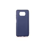 Nezih Case Xiaomi Poco X3 Uyumlu Yumuşak Silikon Kılıf, Lacivert