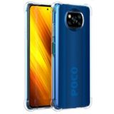Nezih Case Xiaomi Poco X3 / X3 Pro Uyumlu Köşe Korumalı Darbelere Dayanıklı Airbag Şeffaf Silikon Kılıf