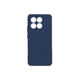 Nezih Case Xiaomi Poco X6 Pro ile Uyumlu Kamera Korumalı Mat Silikon Kılıf, Lacivert