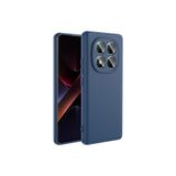 Nezih Case Xiaomi Poco X7 ile Uyumlu Kamera Korumalı Kadife İç Yüzeyli Silikon Kılıf, Lacivert