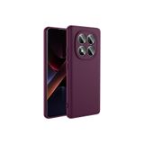 Nezih Case Xiaomi Poco X7 ile Uyumlu Kamera Korumalı Kadife İç Yüzeyli Silikon Kılıf, Mürdüm