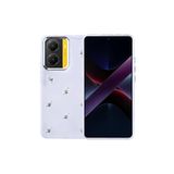 Nezih Case Xiaomi Poco X7 Pro Uyumlu Airbag Tasarımlı Simli Şeffaf Desenli Kapak Kılıf, Lale