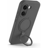 Nezih Case Xiaomi Poco X8 Pro Uyumlu Içi Kadife Stand Olabilen Halka Yüzüklü Şık Kılıf - Gri