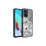 Nezih Case Xiaomi Redmi 10 Uyumlu Aynalı Desenli Kamera Korumalı Parlak Kapak Kılıf