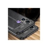 Nezih Case Xiaomi Redmi 12c ile Uyumlu Deri Görünümlü Dikiş Desenli Kamera Korumalı Kılıf, Siyah