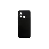 Nezih Case Xiaomi Redmi 12C ile Uyumlu Kamera Korumalı Mat Silikon Kılıf, Siyah