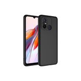 Nezih Case Xiaomi Redmi 12c ile Uyumlu Kılıf, Kamera Korumalı, Lansman Kadife İç Yüzeyli, Silikon Kapak, Siyah