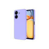 Nezih Case Xiaomi Redmi 13C & Poco C65 ile Uyumlu Kamera Korumalı Kadife İç Yüzeyli Kılıf, Lila
