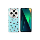 Nezih Case Xiaomi Redmi 14C 4G ile Uyumlu Airbag Tasarımlı Desenli Kapak Kılıf, Kiraz