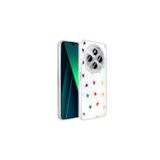 Nezih Case Xiaomi Redmi 14C 4G ile Uyumlu Kılıf, Şeffaf Figürlü Sert Kapak, Kalp Desenli