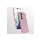 Nezih Case Xiaomi Redmi 15 Uyumlu İçi Kadife Stand Olabilen Halka Yüzüklü Kılıf, Pembe