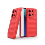Nezih Case Xiaomi Redmi 15C Uyumlu Esnek Oyuklu Arka Yüzey Tasarımlı Silikon Kapak Kılıf, Kırmızı