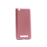 Nezih Case Xiaomi Redmi 4a ile Uyumlu Yumuşak Silikon Kılıf, Rose Gold