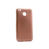 Nezih Case Xiaomi Redmi 4x ile Uyumlu Soft Tasarım Yumuşak Silikon Kılıf, Gold