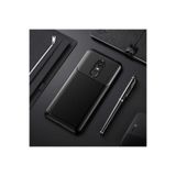 Nezih Case Xiaomi Redmi 5 Plus Uyumlu Kamera Korumalı Karbon Tasarım Silikon Kılıf, Siyah