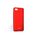 Nezih Case Xiaomi Redmi 6a ile Uyumlu Soft Tasarım Yumuşak Silikon Kılıf, Kırmızı
