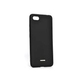 Nezih Case Xiaomi Redmi 6a ile Uyumlu Soft Tasarım Yumuşak Silikon Kılıf, Siyah