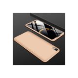 Nezih Case Xiaomi Redmi 7a Uyumlu Sert Silikon Kılıf, Mat Görünüm, Ultra İnce, Gold