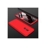 Nezih Case Xiaomi Redmi 8 ile Uyumlu Sert Silikon Kılıf, Mat Görünüm, Ultra İnce, Kırmızı