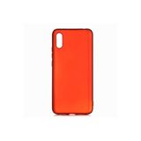Nezih Case Xiaomi Redmi 9A Uyumlu Soft Tasarım Yumuşak Silikon Kılıf, Kırmızı