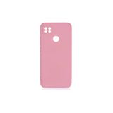 Nezih Case Xiaomi Redmi 9C Uyumlu Kamera Korumalı Kadife İç Yüzeyli Silikon Kılıf, Açık Pembe