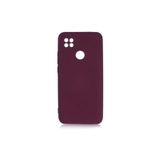 Nezih Case Xiaomi Redmi 9C Uyumlu Kamera Korumalı Kadife İç Yüzeyli Silikon Kılıf, Koyu Mor