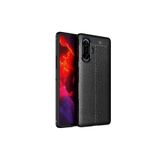 Nezih Case Xiaomi Redmi K40 ile Uyumlu Gaming Silikon Kılıf, Deri Görünüm, Siyah