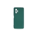 Nezih Case Xiaomi Redmi Note 10 Pro Uyumlu Kadife İç Yüzeyli Silikon Kılıf, Koyu Yeşil